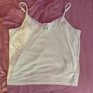 Light green lace top / cami